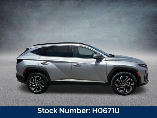 Shimmering Silver 2026 Hyundai TUCSON Hybrid Limited