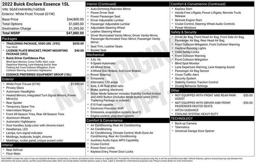 2022 Buick Enclave AWD Essence