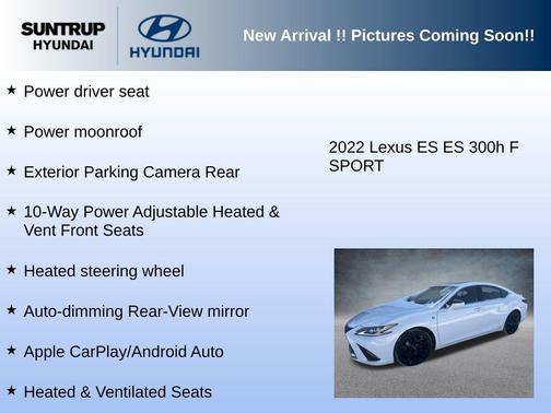 2022 Lexus ES 300h F SPORT