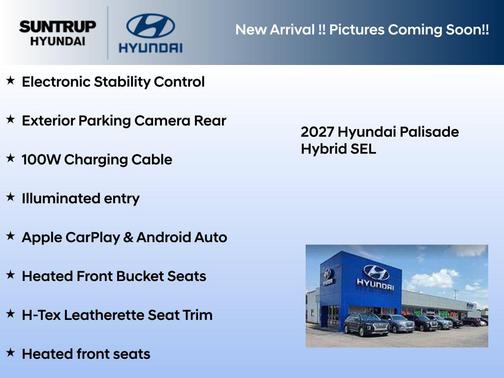 Ecotronic Gray Pearl 2027 Hyundai Palisade Hybrid SEL 7P