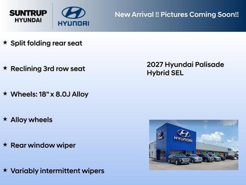 Ecotronic Gray Pearl 2027 Hyundai Palisade Hybrid SEL 7P