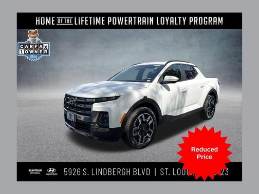 Atlas White 2025 Hyundai SANTA CRUZ Limited