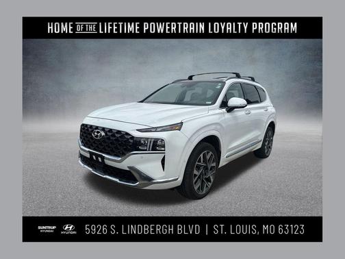 Serenity White Pearl 2023 Hyundai SANTA FE Calligraphy