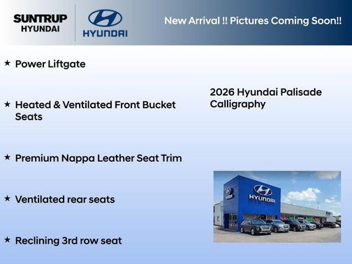 2026 Hyundai PALISADE Calligraphy