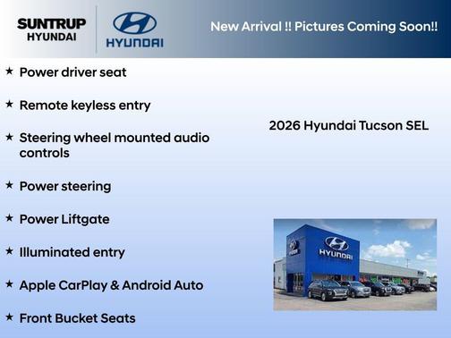 Shimmering Silver 2026 Hyundai TUCSON SEL