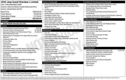 2022 Jeep Grand Cherokee L Limited