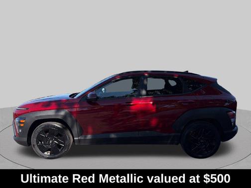 Ultimate Red Metallic 2025 Hyundai KONA SEL