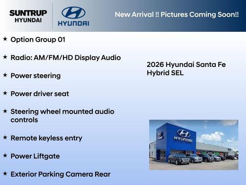 Serenity White 2026 Hyundai SANTA FE SEL 2.4