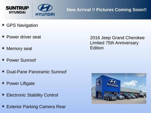 Granite Crystal Metallic Clearcoat 2016 Jeep Grand Cherokee Limited