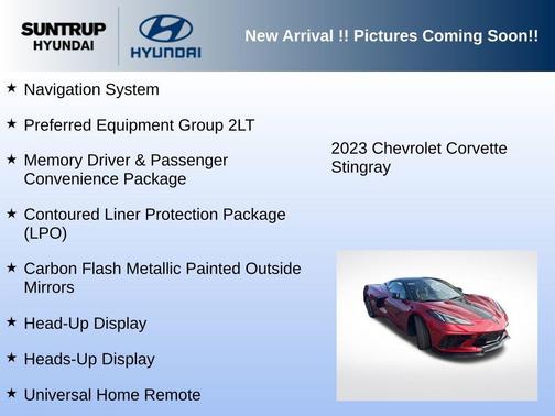 2023 Chevrolet Corvette Stingray w/2LT