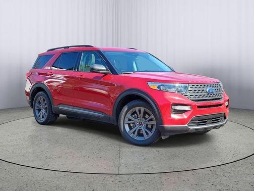 Red Metallic 2021 Ford Explorer XLT
