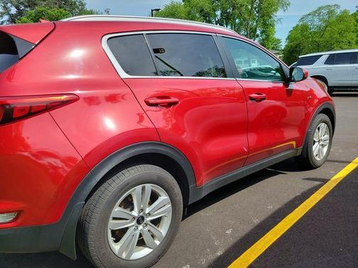 Red 2017 Kia Sportage LX