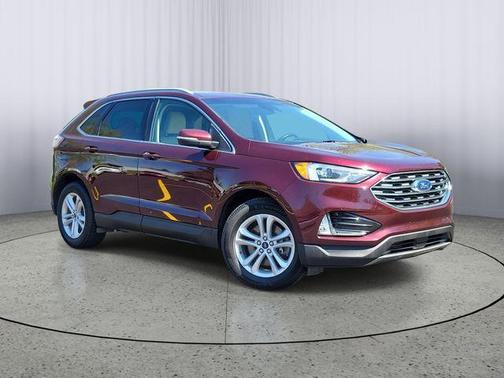 Burgundy 2020 Ford Edge SEL