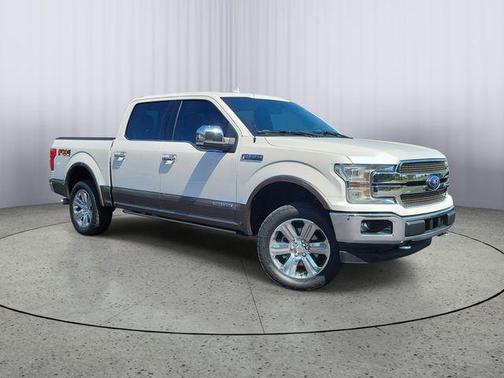 White Platinum Tri-Coat Metallic 2018 Ford F-150 King Ranch