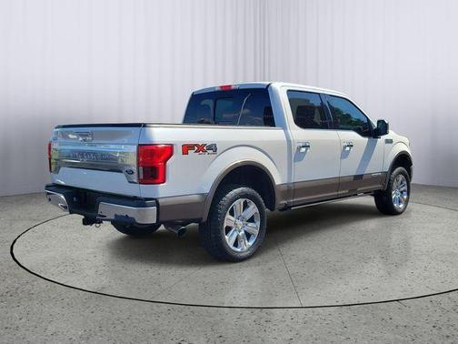 White Platinum Tri-Coat Metallic 2018 Ford F-150 King Ranch