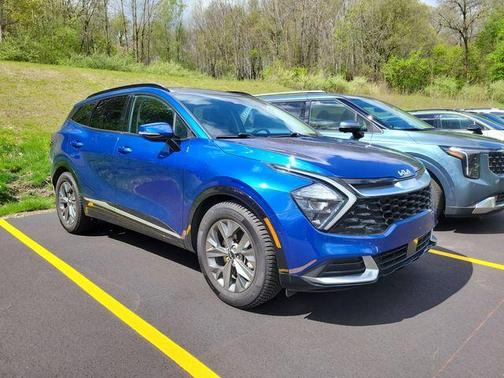 Sapphire Blue 2023 Kia Sportage SX