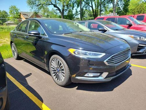 Shadow Black 2017 Ford Fusion SE