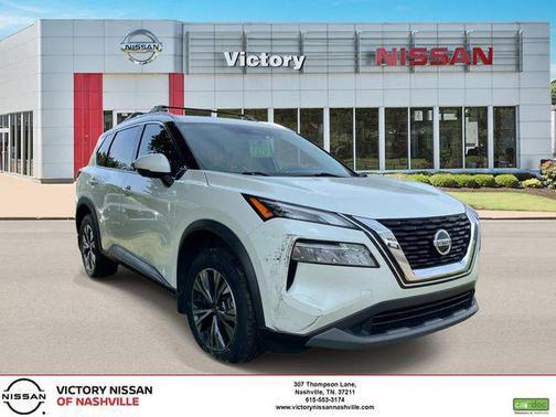 Pearl White 2021 Nissan Rogue SV