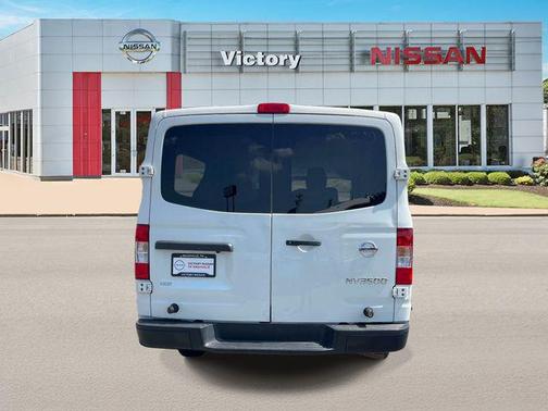Glacier White 2018 Nissan NV Passenger NV3500 HD S V6