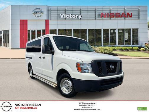 Glacier White 2018 Nissan NV Passenger NV3500 HD S V6