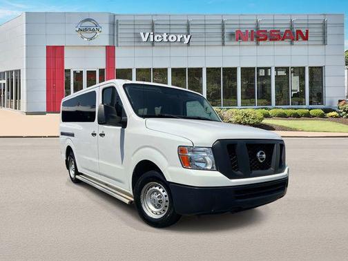 Glacier White 2018 Nissan NV Passenger NV3500 HD S V6