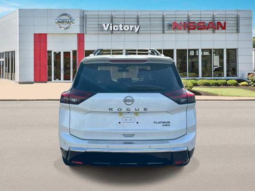 White Pearl 2026 Nissan Rogue Platinum