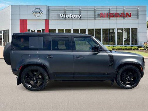 Gray 2024 Land Rover Defender 110 P525 Carpathian Edition