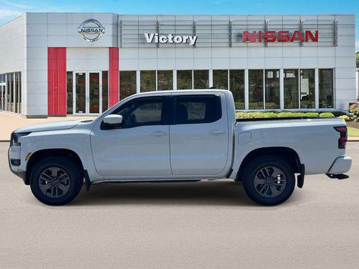 Glacier White 2025 Nissan Frontier SV