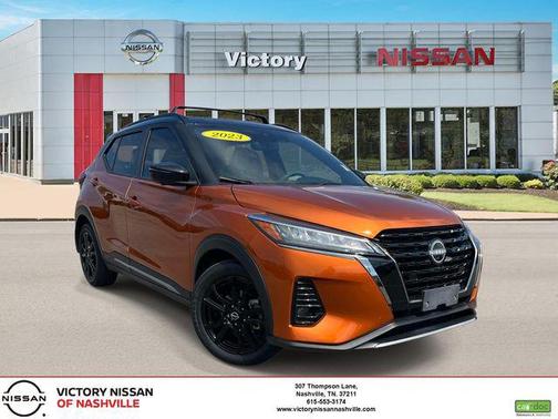 Orange Metallic 2023 Nissan Kicks SR