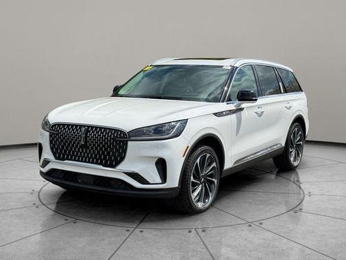 Pristine White Metallic Tri-Coat 2026 Lincoln Aviator Reserve AWD