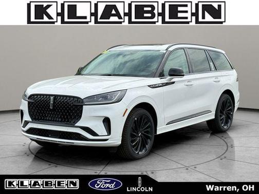 Pristine White Metallic Tri-Coat 2026 Lincoln Aviator Reserve AWD