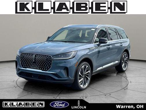 Whisper Blue Metallic Clearcoat 2026 Lincoln Aviator Reserve AWD