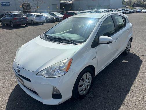 Super White 2012 Toyota Prius c Two