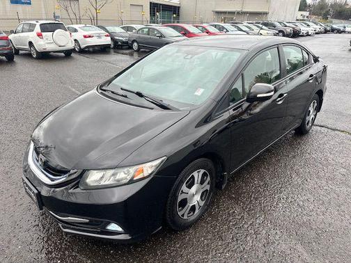 Crystal Black Pearl 2013 Honda Civic Hybrid Base