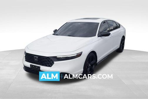 Platinum White Pearl 2023 Honda Accord Hybrid Sport-L