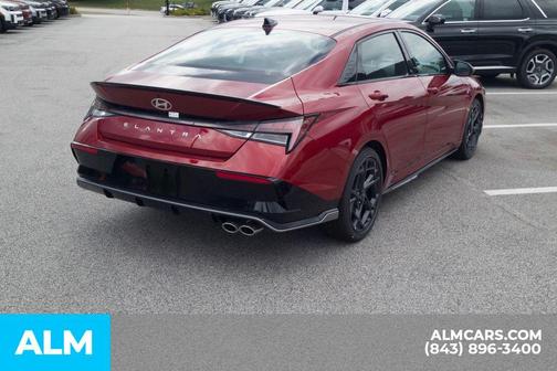 Red 2025 Hyundai ELANTRA N Line