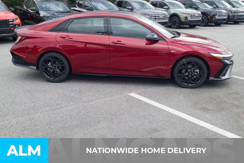 Red 2025 Hyundai ELANTRA N Line