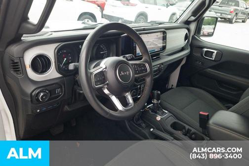 Bright White Clearcoat 2024 Jeep Wrangler 4xe Sahara