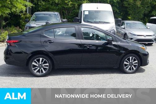 Black 2025 Nissan Versa 1.6 SV