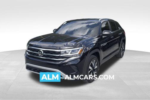 Deep Black Pearl Effect 2021 Volkswagen Atlas Cross Sport 2.0T SE