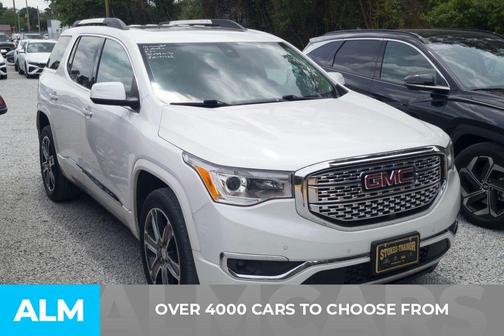 White Frost Tri-Coat 2018 GMC Acadia Denali