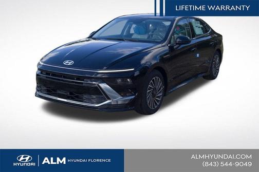 Black 2025 Hyundai SONATA Hybrid SEL