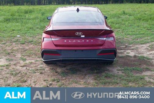 Red 2025 Hyundai ELANTRA SEL Sport
