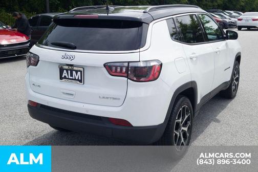 Bright White Clearcoat 2025 Jeep Compass Limited