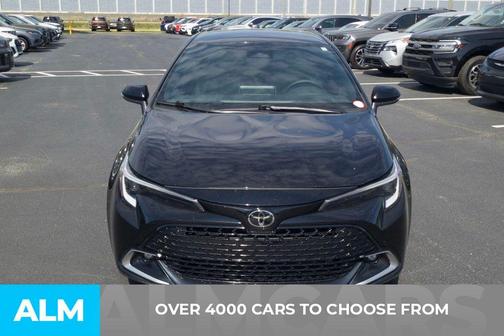 Midnight Black Metallic 2025 Toyota Corolla Hatchback XSE