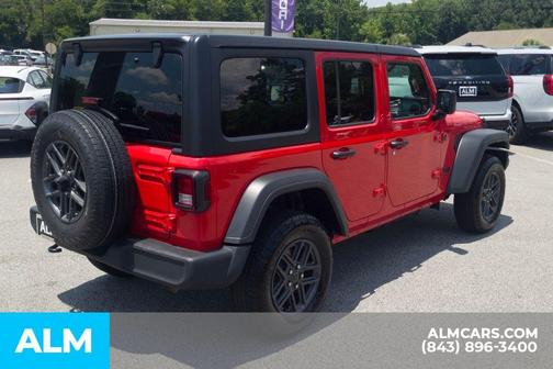 Firecracker Red Clearcoat 2025 Jeep Wrangler Sport
