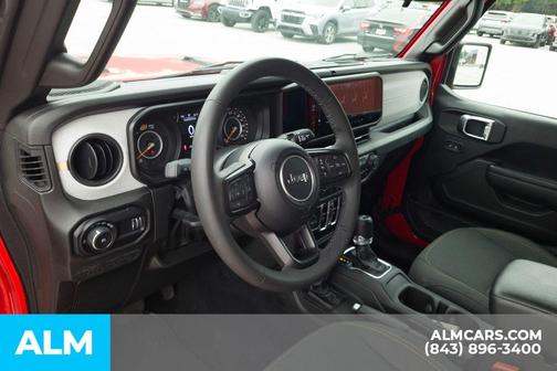 Firecracker Red Clearcoat 2025 Jeep Wrangler Sport