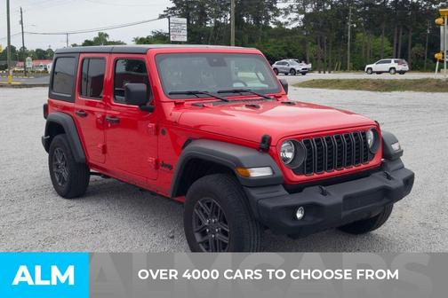Firecracker Red Clearcoat 2025 Jeep Wrangler Sport