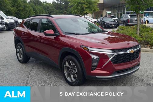 Crimson Metallic 2025 Chevrolet Trax LT
