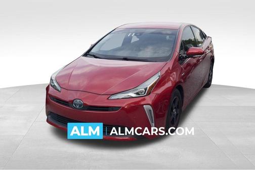 Red 2019 Toyota Prius XLE